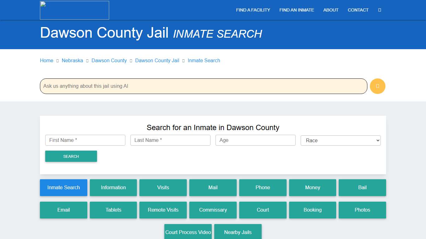 Dawson County Inmate Search & Roster Find Inmates NE